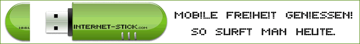 Internet Stick - mobil surfen, mobile Freiheit geniessen!